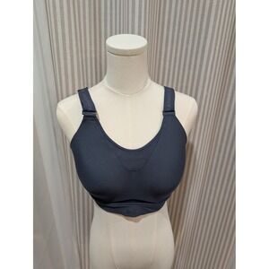 Under Armour Women's Dark Gray High Impact Sports Bra Medium‎ (D-DD)
